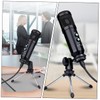 SUPVOX 1set Professional USB Condenser Microphone Tripod Stand and Gain