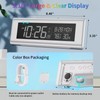 Digital Alarm Clocks for Bedrooms, LED Desk Clock with RGB