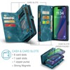 SWP Case for 15 Plus, Wallet Case w/Magnetic Detachable Cover