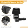 INFINAUTO Windshield Washer Nozzle Kit for Ford Fusion 2008-2012 No.8E5Z17603A