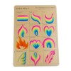 Anka Bella Reusable Face Paint Practice Board,7pcs Face Painting Practice