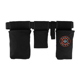 Handy Helper Tool Belt, Organizer, Carrier for Home, Garden, RV - Black Piping
