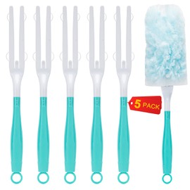 KeFanta 5 Packs Replacement Duster Handles Compatible with Swiffer Dusters (Duster Handle Only)
