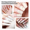 U-Shinein Crackle Gel Nail Polish, 3D Crackle Effect Patterned Nails