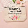 Grandma Christmas Gifts from Grandson Granddaughter Grandma's Travel Bag for