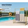 NEICELLE 3 Tier Standing Towel Rack - Extra Wide Large