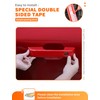 Savadicar 4-Piece Red Door Handle Cover Trim Set for 2021-Present