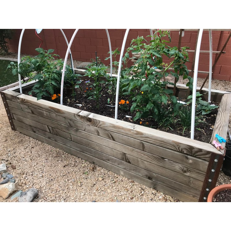 Tall Earth Eco-Safe Wood Treatment, Non-Toxic Stain, Silver Gray Patina,
