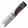 uni-ball 186411 Chalk Marker with Chisel Tip Silver