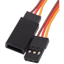 VUNIVERSUM Graupner Premium On/Off On/Off Servo Receiver Switch Cable JR to JR LED Graupner with Charging Socket 22AWG Cable Switch Pack of 4