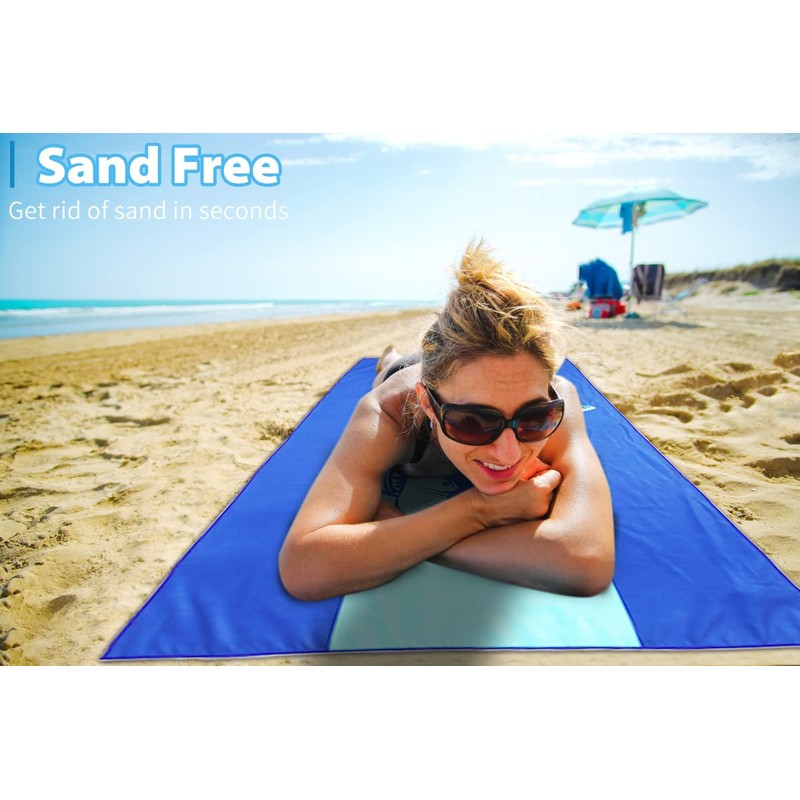 2 Pack Microfiber Lightweight Beach Towel 71"x32" Oversized Extra Large