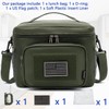 FlowFly Tactical Lunch Bag Large Insulated Lunch Box Cooler Tote