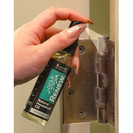 HMPURE Renew Natural Household Oil Unscented 2 oz, Hinge Chain and Roller Lubricant, Bike lube, Garage Door, Cupboard Door Hinge, Sliding Doors.