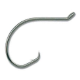 Mustad Demon Perfect Circle, Up Eye, in-Line 1X Fine Wire - Black Nickel-Size 4/0 - Pack of 25