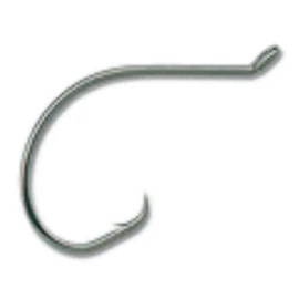 Mustad Demon Perfect Circle, Up Eye, in-Line 1X Fine Wire - Black Nickel-Size 4/0 - Pack of 25