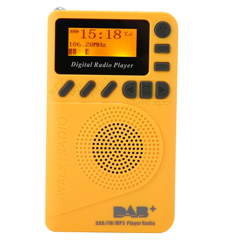 DABP9 Portable Pocket Radio LCD Display Speaker MP3 Player Digital