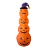 Inflatable Pumpkins Lighted Up Stacked Blow Up Pumpkins for Indoor