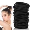 180 PCS Black Elastic Hair Ties No Damage Hair Elastic