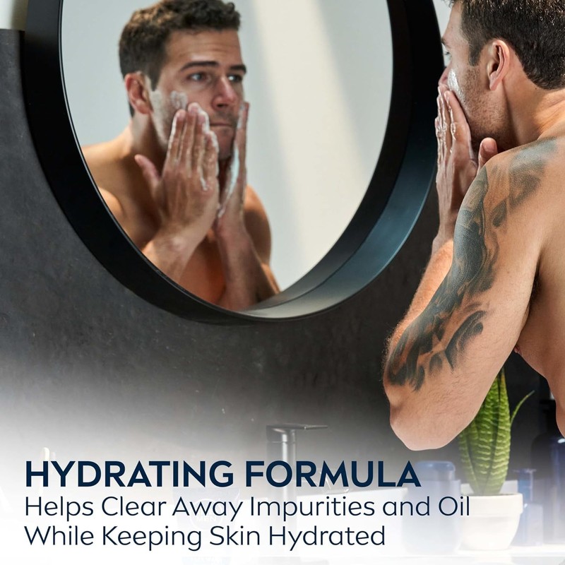 Nivea Men Max Hydration Moisturizing Face Wash, 5 Ounces (2