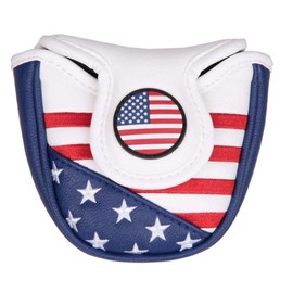 Putter Cover Headcover for Odyssey 2 Ball Magnet for Mallet USA