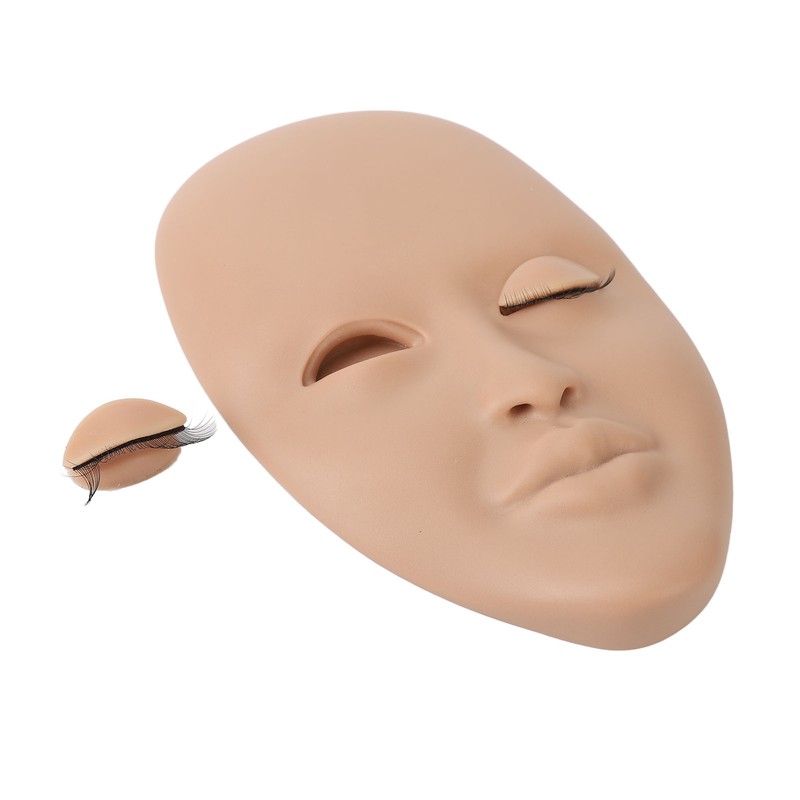 3pcs Lash Mannequin Head Eyelash Extension Practice Doll Head with