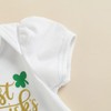 Newborn Baby Girl My 1st St. Patrick's Day Outfit Short