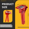 TENGBASE Tube Extrusion Tool - 2.5" Industrial Size Dispenser, Efficient
