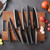 Kuisine Premium Knife Set,One-piece Steel Molding,High Carbon Stainless Steel Ultra