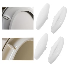 4Pcs Toilet Seat Bumpers for Kohler 1133070 1236365 Bidet Toilet Lid Rubber Bumpers Grip Enhances Seat Stability and Reduces Noise Replacement Parts for Home Hotels Hospitals School Toilet Seats