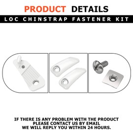 Loc Chinstrap Fastener Kit fits for Riddell Speedflex Chin Strap, Football Helmet Strap-Loc Chinstrap Fastener Kit, Can Repair Baseball, Softball, and More Youth Soccer Helmets and Face Shields