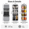 Kitchen Drawer Organizer for Knives, Cutlery & Spices – Space-Saving