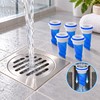 6-Piece Adjustable Silicone Floor Drain Trap – One-Way Backflow Preventer