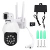 Camera Wireless Dual Lens 2 Way Voice Waterproof Security Camera