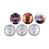 SCHOOL-MOOD Patchy Set of 6 Velcro Patches for School Bags