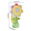 Seven Color Sunflower Shake Head Soap baby Bubbles Swing Light