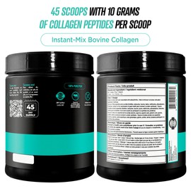 PhiNaturals PhiNaturals Collagen Peptides Protein Powder Instant-Mix [Unflavored] Hydrolyzed Collagen Supplement From Pasture-Raised Grass-Fed Bovine Beef Non-GMO Keto & Paleo Friendly Anti-Aging Supplements