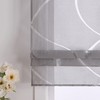 ESLIR Roman Blind Burnout Roman Curtain with Velcro Tape Living