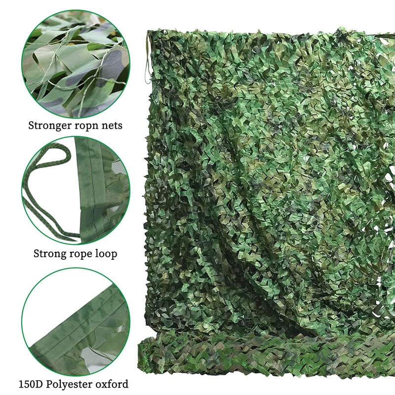 Sposuit Camo Net, Vehicle Camouflage Netting, 10 x 10ft- Burlap