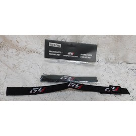 GY SPORTS Hockey Helmet Chin Strap -  Black Hockey Chin Strap with snap fastener