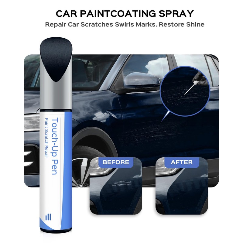 PARTS4EV LH5X/Z2 Night Blue Metallic Touch Up Paint Compatible with