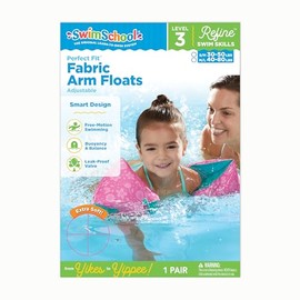 Aqua Fabric Arm Floats S-M, Pink