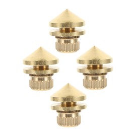 Gatuida 4pcs Copper Speaker Isolation Spikes Shockproof Feet for Home Audio Non- Pads Sound for Speakers and Amplifiers