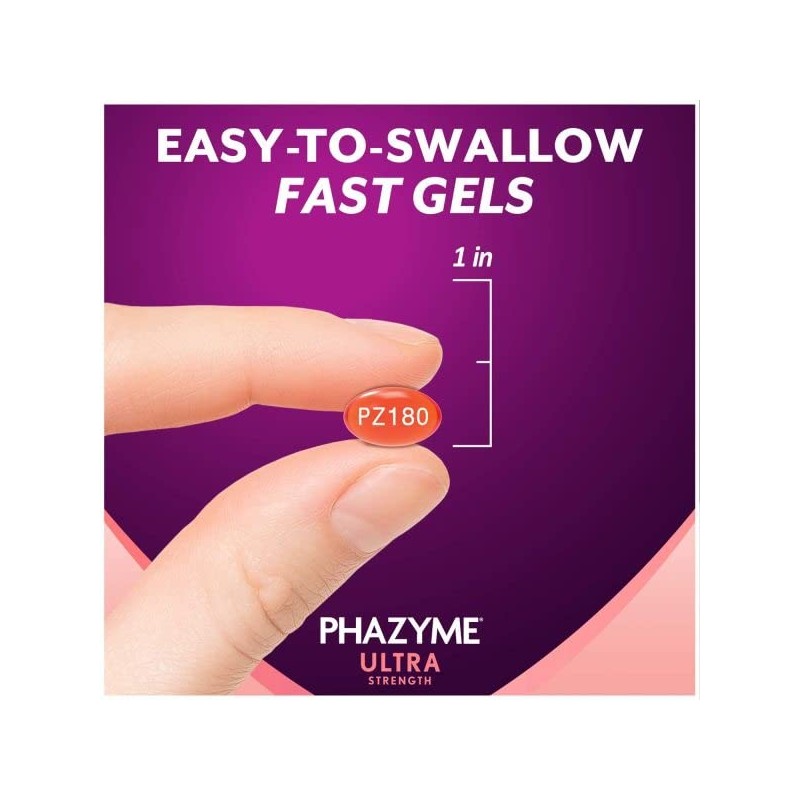 Phazyme Ultra Strength 180 mg Anti-Gas Softgels 48 Count (Pack