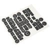 Car Interior Button Repair Decal Set Door Lock Button Decals