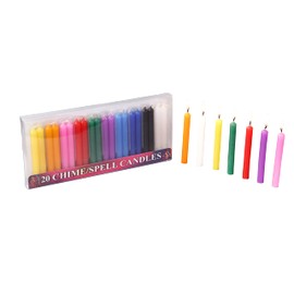 PROSPERRO LUMO by Parkash Candles Multicolor Chime Candles | Stick | Ritual Candle | Spell Set of 20 | Unscented (Multicolor)