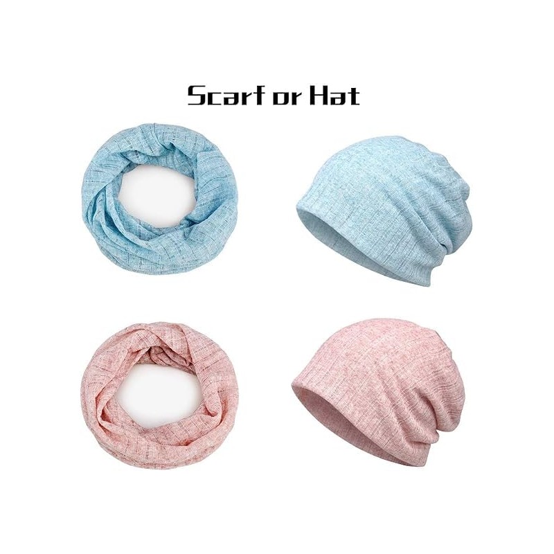 2pcs Satin Sleep Bonnet Ladies Hats for Summer Women’s Hats