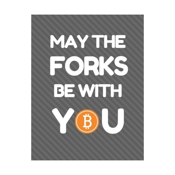 May the Forks Be With You: Bitcoin/Cryptocurrency Composition Notebook, 100