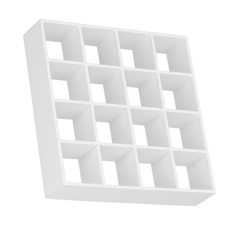 1:12 Dollhouse 16 Grid Display Shelf Miniature Wooden Storage Rack