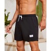 IUU Mens Swim Trunks with Compression Liner Quick Dry Board