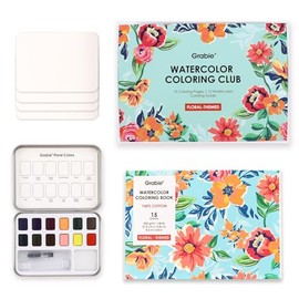 Grabie Quarterly Watercolor Coloring Club